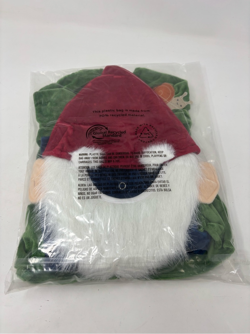 Pottery Barn Gnome Baby Halloween Costume NWT - Picture 4 of 7